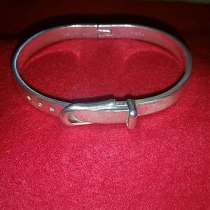 Sterling silver belt bracelet